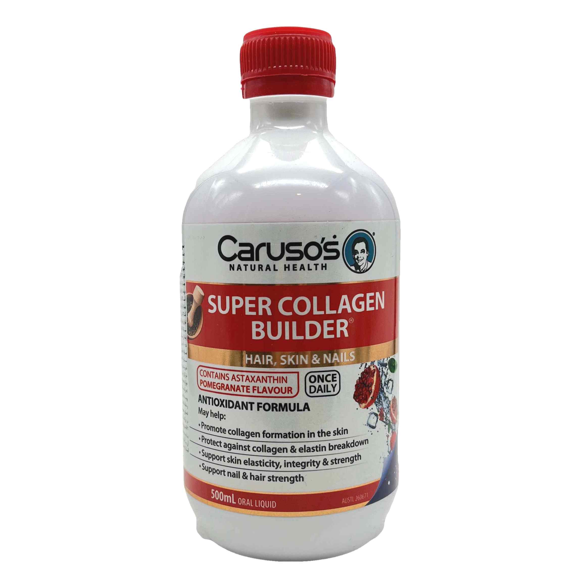 شربت سوپر کلاژن بیلدر کاروسوس نچرال هلث Carusos Collagen